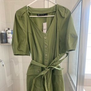 NWT New York and company Green dress